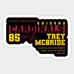 Mcbride - Cardinals - 2023 Sticker